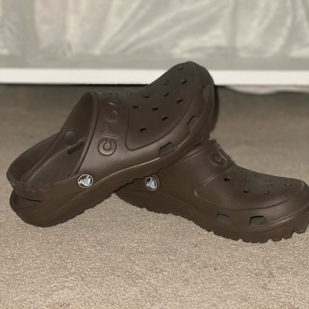 Brown Crocs